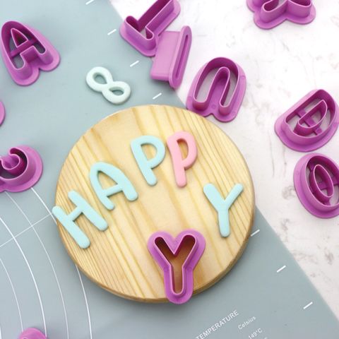 Cake Craft Alphabet & Number Cutter Set - Cupcake Sweeties