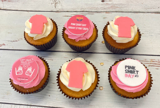 Pink Shirt Day Cupcakes 2024 - Cupcake Sweeties