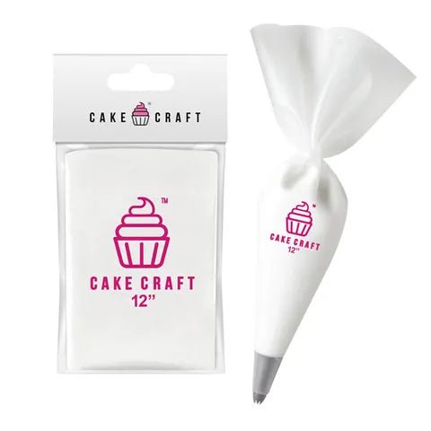 Cotton Piping Bag - 30cm (12") Cake Craft (Reusable) - Cupcake Sweeties