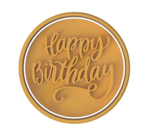 Happy Birthday V3- By Chickadee (70mm) - Cupcake Sweeties