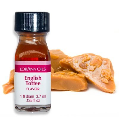 LorAnn Oils - English Toffee Flavour 3.7ml - Cupcake Sweeties