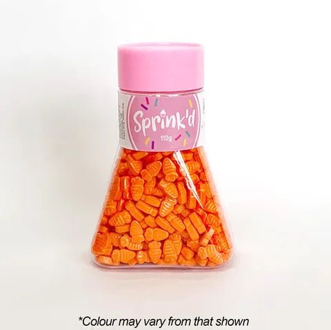 Sprink'd Carrot Sprinkles - 110gm - Cupcake Sweeties