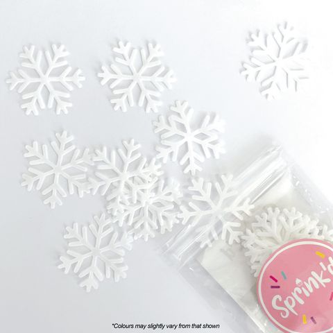 Sprink'd Snowflake Wafer Sprinkles - Cupcake Sweeties