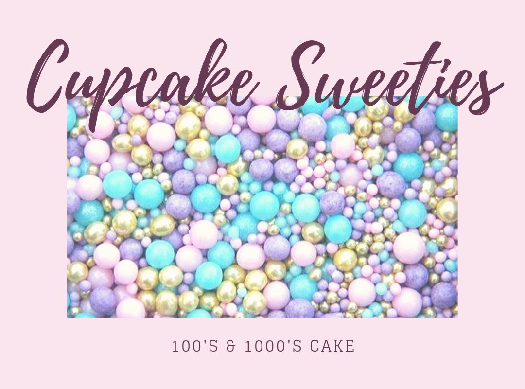 Covering a cake with non pareils (100's and 1000's) - Cupcake Sweeties