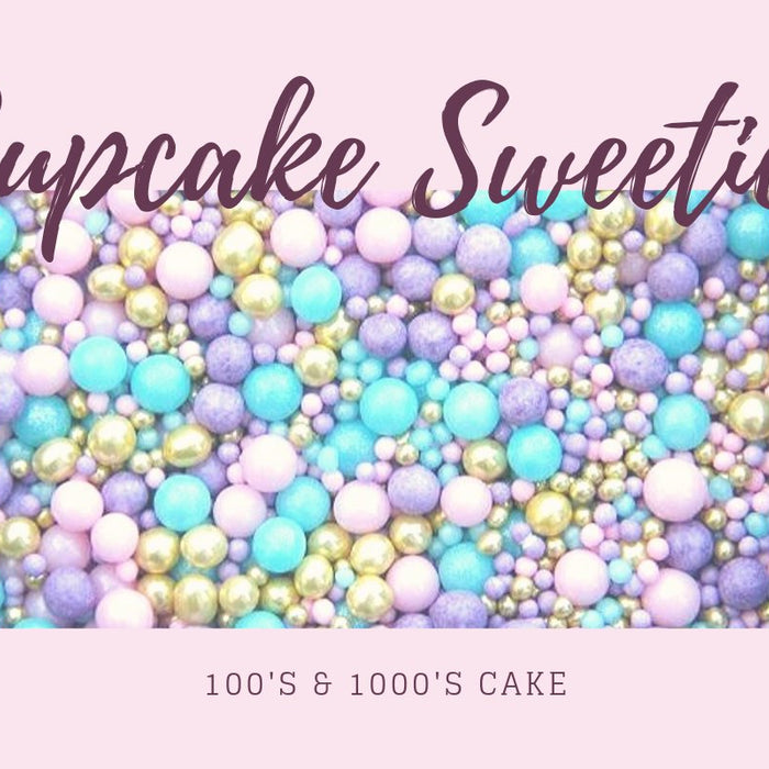 Covering a cake with non pareils (100's and 1000's) - Cupcake Sweeties
