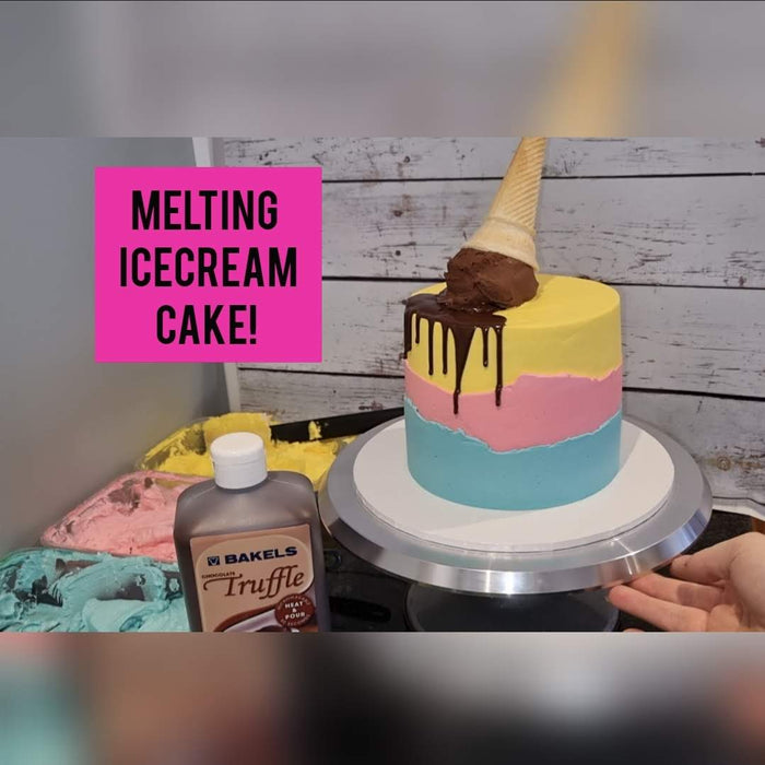Make a fun melting ice cream cake! - Cupcake Sweeties