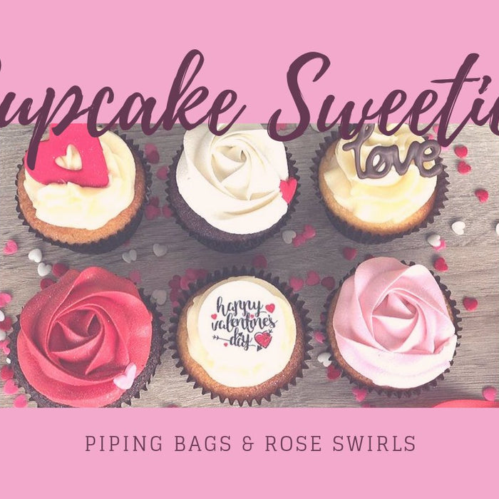 Piping Bags & Rose Swirls - Cupcake Sweeties