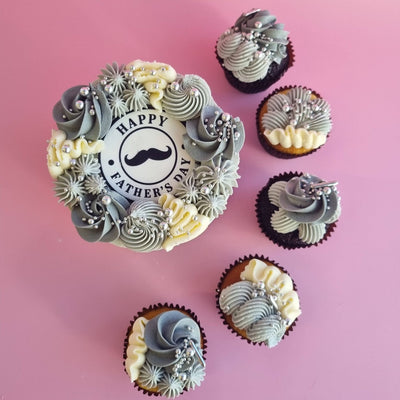 Father's Day Bento Cake & Cupcakes