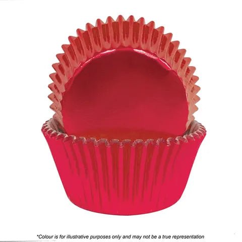 408 Baking Cups - Red Foil (pack of 72) - Cupcake Sweeties
