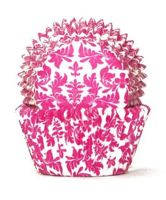 408 Cupcake Papers - High Tea Pink/Gold (100 approx) - Cupcake Sweeties