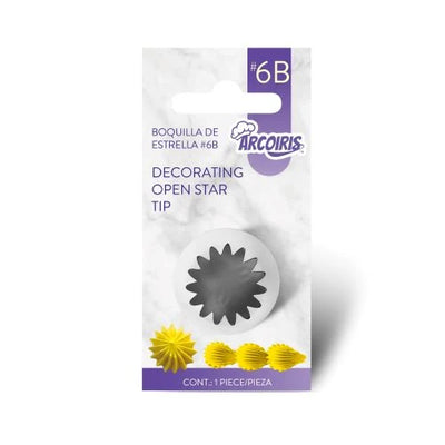 #6B | Piping Tip | Open Star