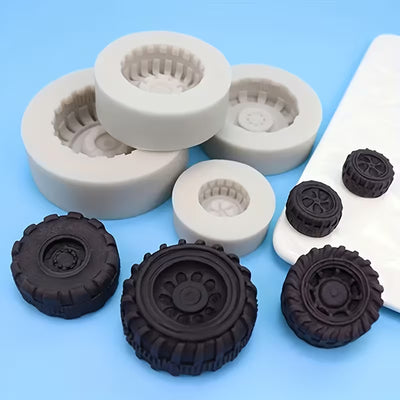 Silicone Mould | Tyres 4pcs