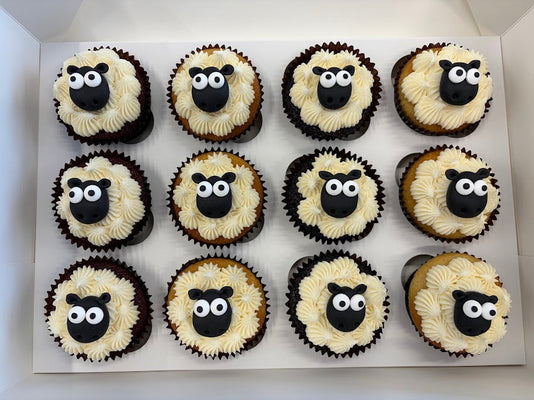 Sheep Cupcakes