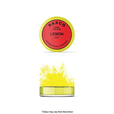 Barco Red Label Lemon Colour/Paint/Dust 10ml - Cupcake Sweeties