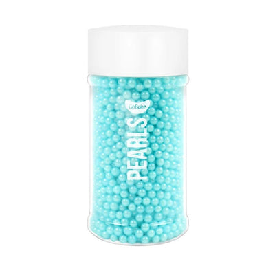 Blue Pearls | 4mm | Sprinkles | Go Bake | 80g - Cupcake Sweeties