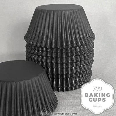 Cake Craft | 700 Cupcake Papers | Black | 100 Approx | - Cupcake Sweeties