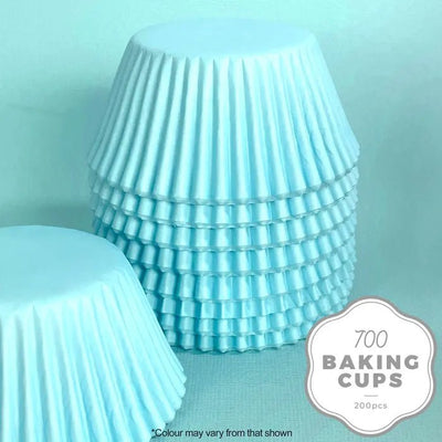 Cake Craft | 700 Cupcake Papers | Pastel Blue | 200 Approx - Cupcake Sweeties