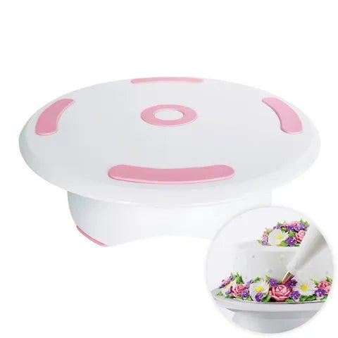 Cake Craft PLastic Lockable Turntable with break - Cupcake Sweeties