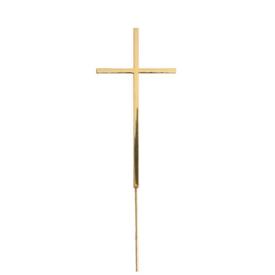 Cake Topper | Cross | Gold Plated - Cupcake Sweeties