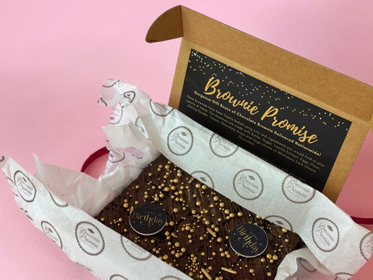 Chocolate Brownie Gift Box with Bling! - Cupcake Sweeties