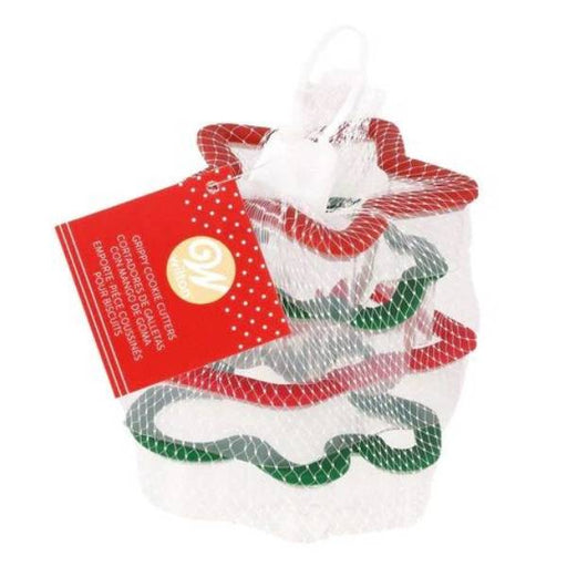 Christmas Cookie Cutter Set | 4 Piece (with Cushioned Grips) - Cupcake Sweeties