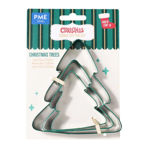 Christmas Cookie Cutters | Christmas Trees | 3 Piece - Cupcake Sweeties