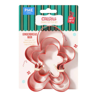 Christmas Cookie Cutters | Gingerbread Men | 4 Piece - Cupcake Sweeties
