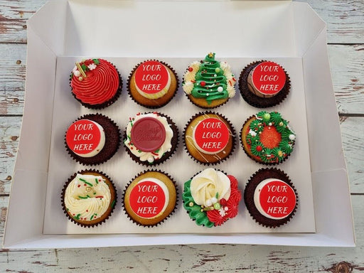 Christmas Corporate / Logo Cupcakes 2024! - Cupcake Sweeties