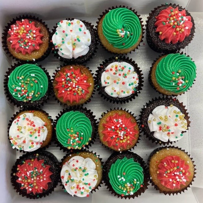 Christmas Mini Cupcakes 2024 - Cupcake Sweeties