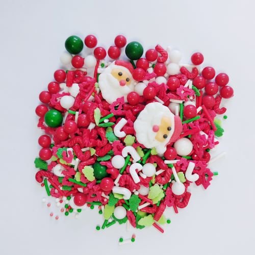 Christmas Santa Mix Sprinkles 80g - Cupcake Sweeties