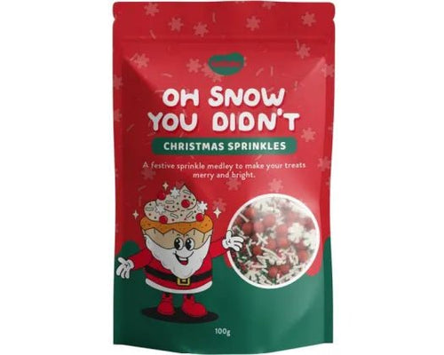 Christmas Sprinkles | Oh Snow You Didn’t | 200g | Go Bake - Cupcake Sweeties