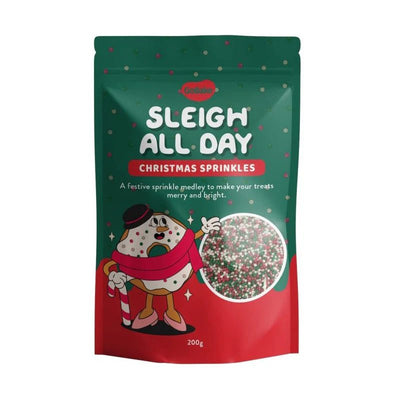 Christmas Sprinkles | Sleigh All Day | 200g | Go Bake - Cupcake Sweeties