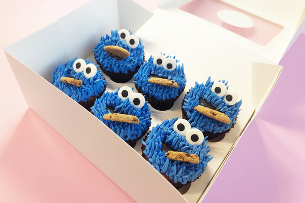Cookie Monster Cupcakes!! - Cupcake Sweeties