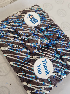 Corporate Chocolate Brownie Gift Box with Bling! - Cupcake Sweeties