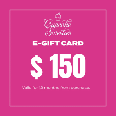 Cupcake Sweeties Gift Card $150 - Cupcake Sweeties