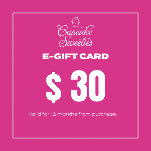 Cupcake Sweeties Gift Card $30 - Cupcake Sweeties