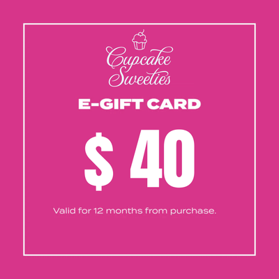 Cupcake Sweeties Gift Card $40 - Cupcake Sweeties