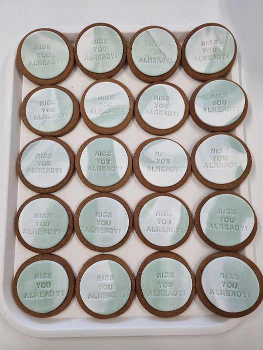 Custom Message Cookies - Cupcake Sweeties