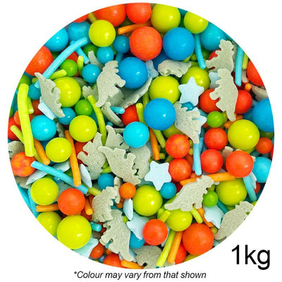 Dino Rawr Medley by Sprink'd - 100gm - Cupcake Sweeties