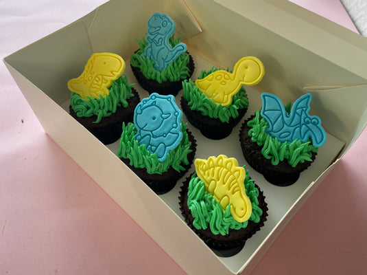 Dinosaur Cupcakes - Cupcake Sweeties