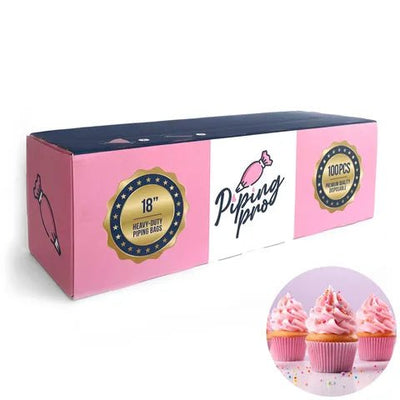 Disposable Piping Bags Heavy Duty - 18 inch (100 pack) - Cupcake Sweeties