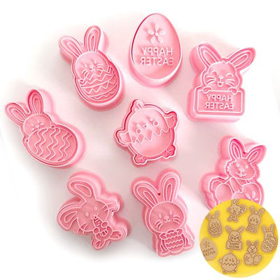 Easter Cookie Cutters 8 Piece Set - Cupcake Sweeties