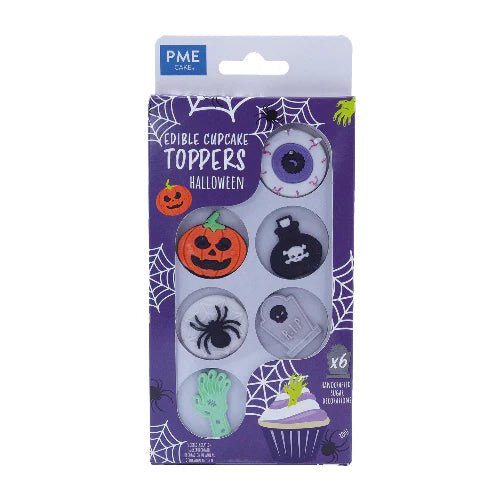 Edible Cupcake Toppers Halloween 6pc - Cupcake Sweeties