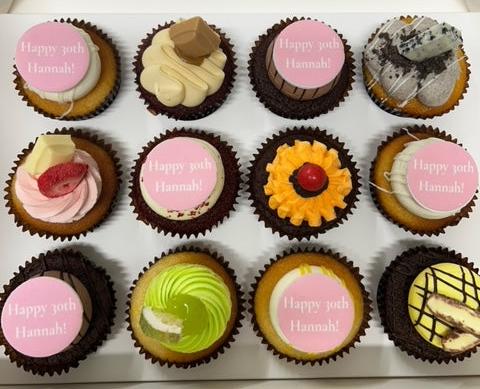 Edible Image (Or Corporate) Cupcakes Mix Boxes - Cupcake Sweeties