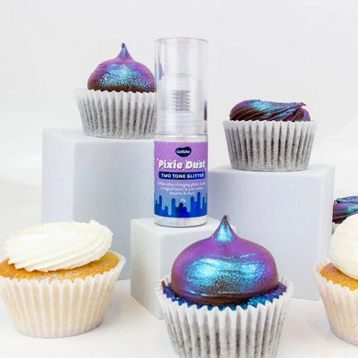 Edible Pixie Dust | Glitter Pump | Two - Tone Opal & Azure| 10g - Cupcake Sweeties