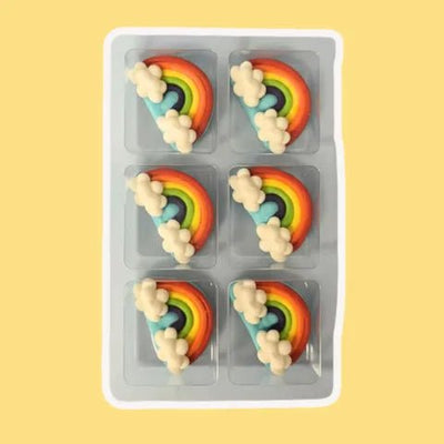Edible Sugar Decorations | Rainbows| Pack of 6 - Cupcake Sweeties
