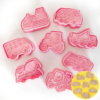 Truck Cookie Cutters | 8 Piece Set