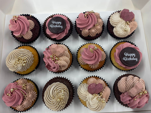 'Fancy' Happy Birthday Cupcakes - Cupcake Sweeties