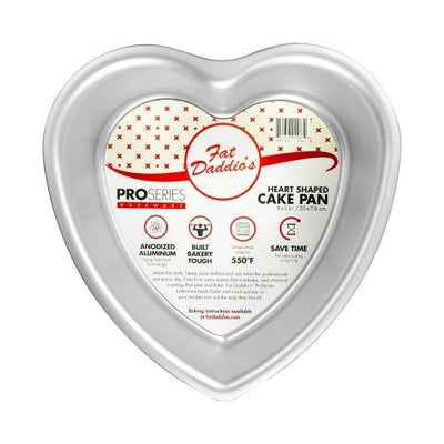 Fat Daddio's Heart Cake Pan - 6" - Cupcake Sweeties