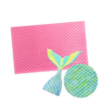 Fish Scale | Silicone Mould | Cake Craft - Cupcake Sweeties